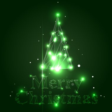 Vektör Noel ağacı