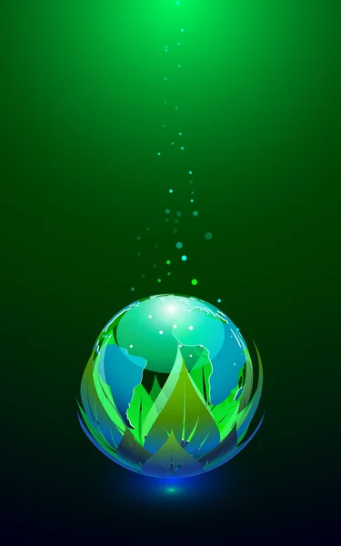 Globo de la Tierra icono — Vector de stock