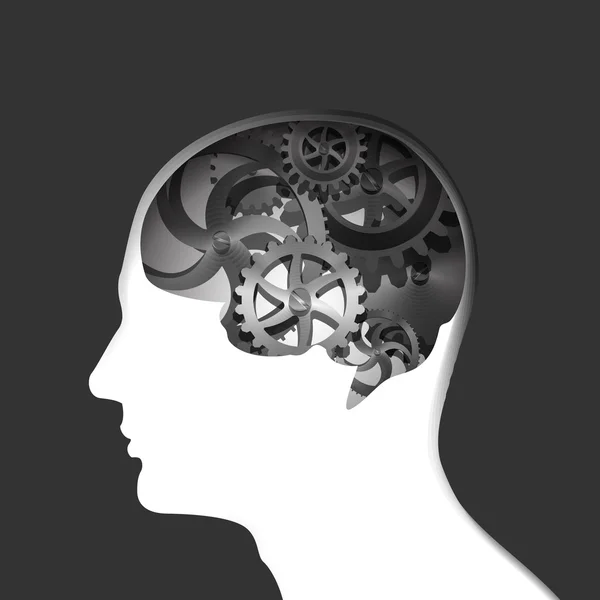 Cerebro humano — Vector de stock