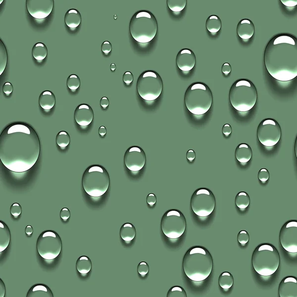 Patrón transparente gotas de agua sin costura — Vector de stock