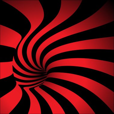 Şeritli sarmal soyut tünel arka plan