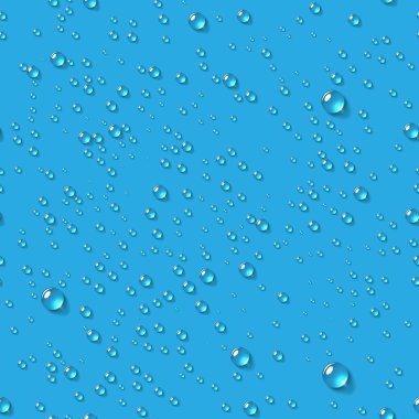 Su şeffaf damla Seamless Modeli
