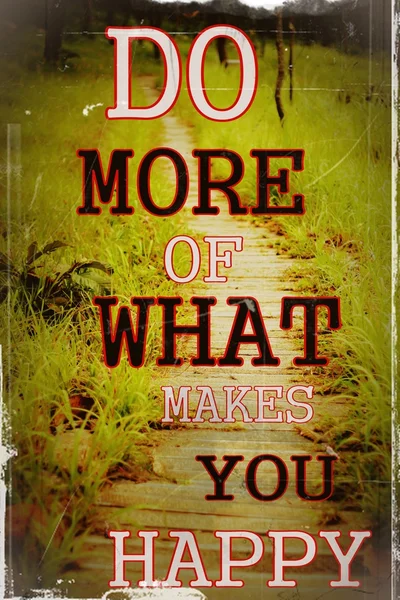 Daha, ne yapar sen mutlu üzerinde arka plan bulanık vintage filtre ile yapmak