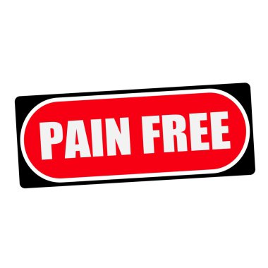 Acı kırmızı bir arka plan siyah çerçeve beyaz açıklamalarıyla özgür