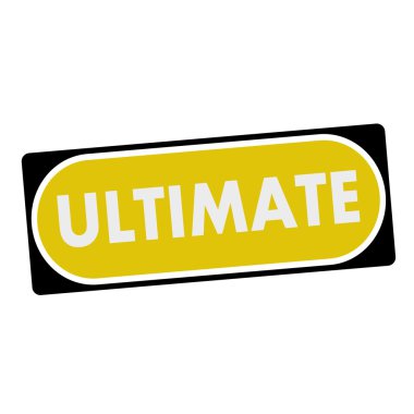 sarı arka plan siyah çerçeve nihai beyaz açıklamalarıyla