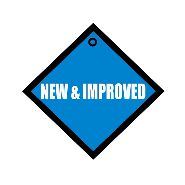 yeni ve geliştirilmiş beyaz kelime homoseksüel mavi zemin üzerine