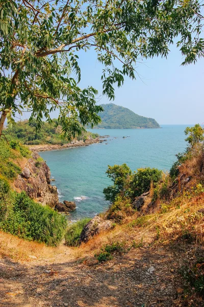 Chalerm-burapa-chollathit straße 24 märz 2016: "view road in chanthaburi" chanthaburi thailand — Stockfoto