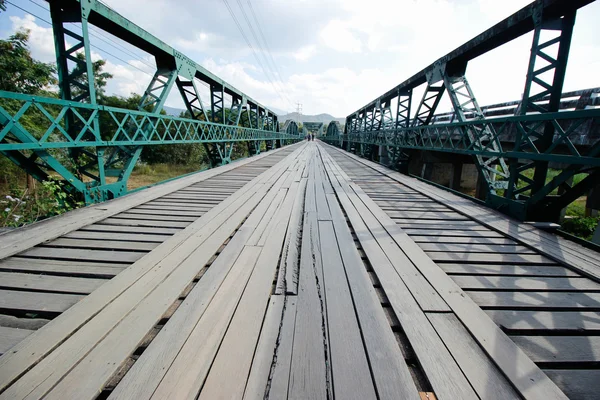 Ponte a Pai 16 dicembre 2015: "ponte commemorativo nella città di Pai" mae hong son, thailandia — Foto Stock