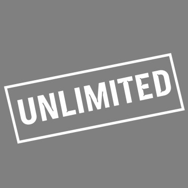 dikdörtgen gri arka plan üzerinde sınırsız beyaz ifadeler