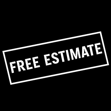 Ücretsiz tahmin beyaz açıklamalarıyla dikdörtgen siyah arka plan