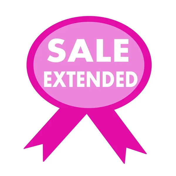 arka plan pembe kurdele beyaz açıklamalarıyla genişletilmiş Satılık