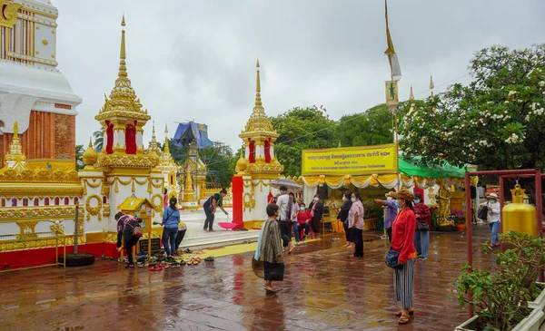 Vackert Landskap Forntida Tempel Wat Phra Phanom Nakhon Phanom Thailand — Stockfoto