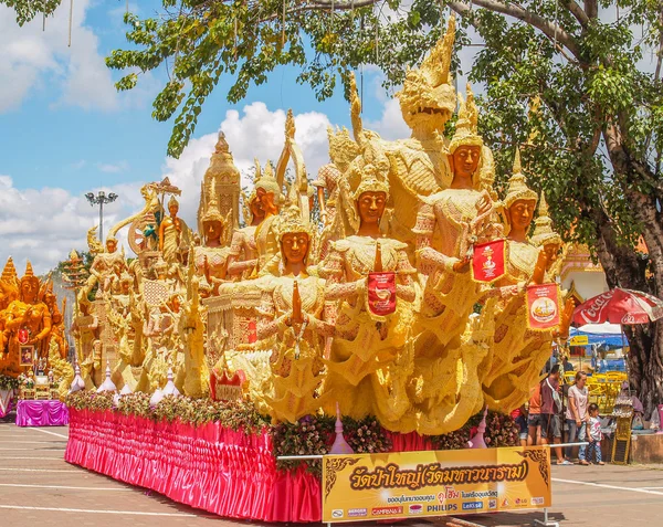 ワックス (ウボンのろうそく祭り 2014 年のタイの芸術) — ストック写真