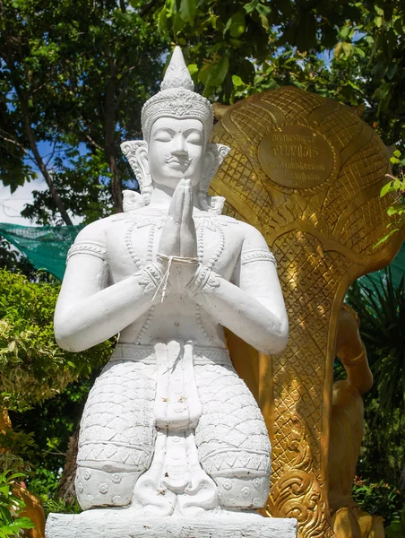 Estátuas Templo Tailândia — Fotografia de Stock