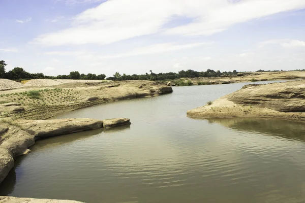 Rivière Sampanbok Mékong — Photo