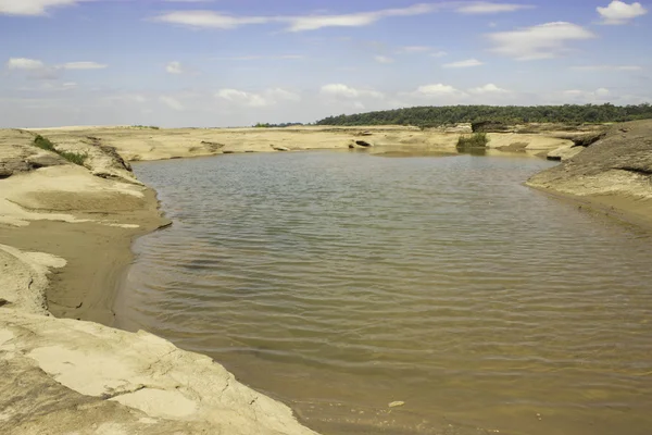 Rivière Sampanbok Mékong — Photo