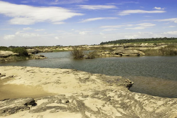 Rivière Sampanbok Mékong — Photo