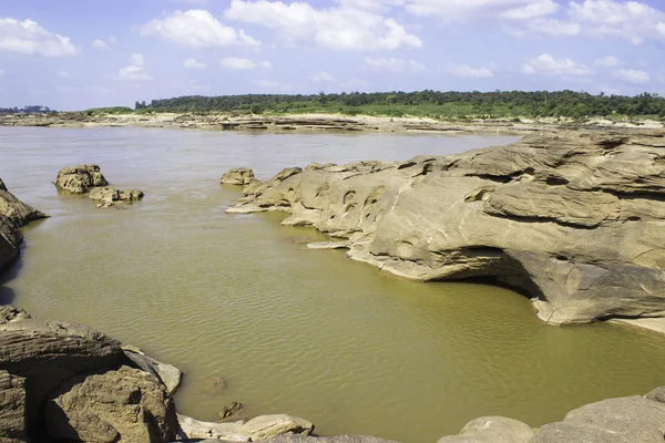 Rivière Sampanbok Mékong — Photo