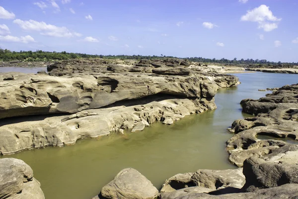 Río Sampanbok Mekong — Foto de Stock