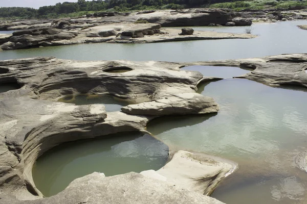 Río Sampanbok Mekong — Foto de Stock