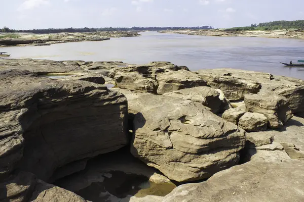 Sampanbok rzeki Mekong — Zdjęcie stockowe