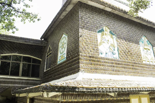 Temple Thailand Made Empty Bottles — Stock Photo, Image