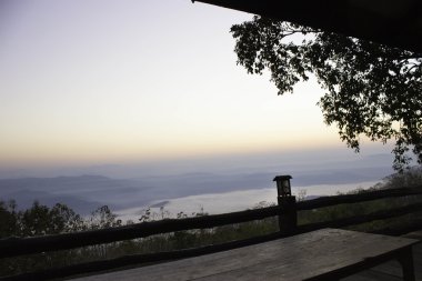 Sabah dağ ve doğa Nan, Thailand.