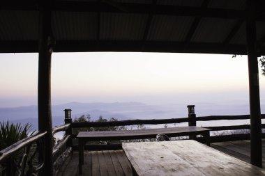 Sabah dağ ve doğa Nan, Thailand.