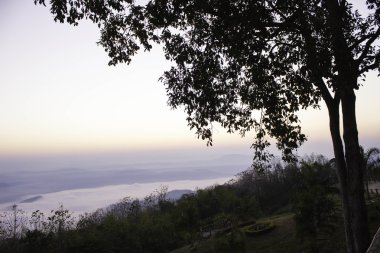 Sabah dağ ve doğa Nan, Thailand.
