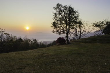 Sabah dağ ve doğa Nan, Thailand.