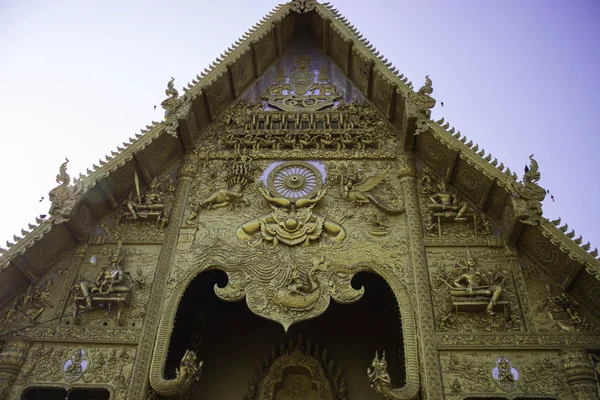 Platser för tillbedjan och tempel konst av Thailand. — Stockfoto