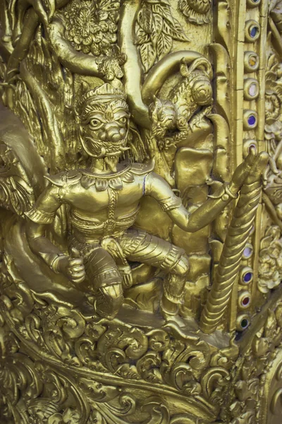 Lugares de culto y arte del templo de Tailandia . — Foto de Stock