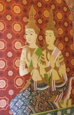 İbadet ve Tapınağı sanat Tayland yerler.