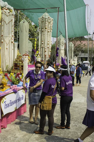 Rice Wreaths Festival,THAILAND — Stock Photo, Image