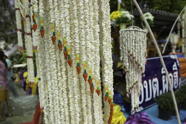 Festival de grinaldas de arroz, THAILAND — Fotografia de Stock