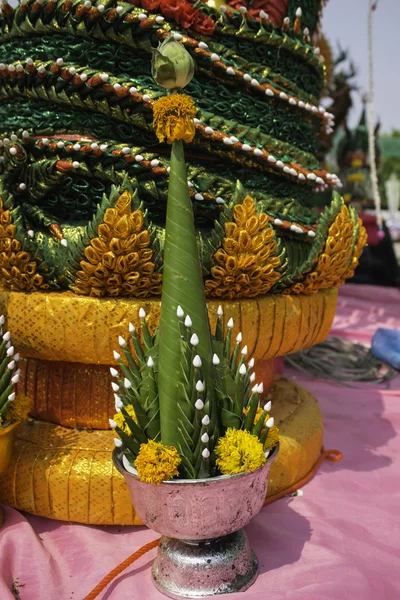 Festival de grinaldas de arroz, THAILAND — Fotografia de Stock