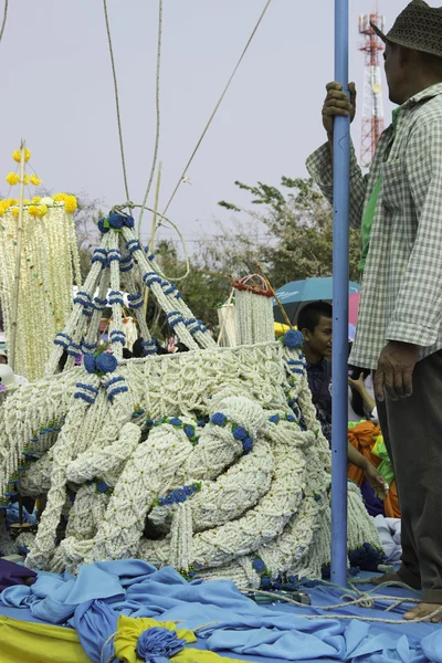 Festival delle ghirlande di riso, THAILANDIA — Foto Stock