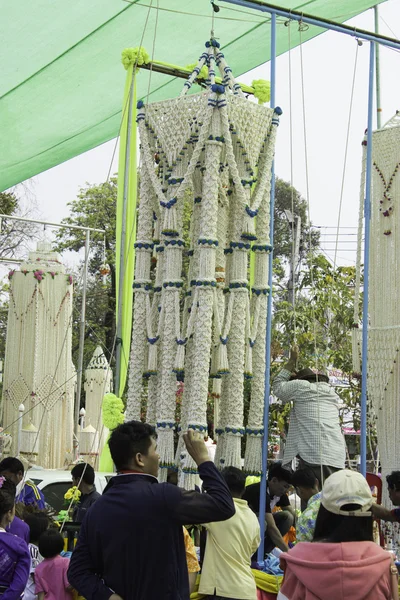 Rijst kransen Festival, Thailand — Stockfoto