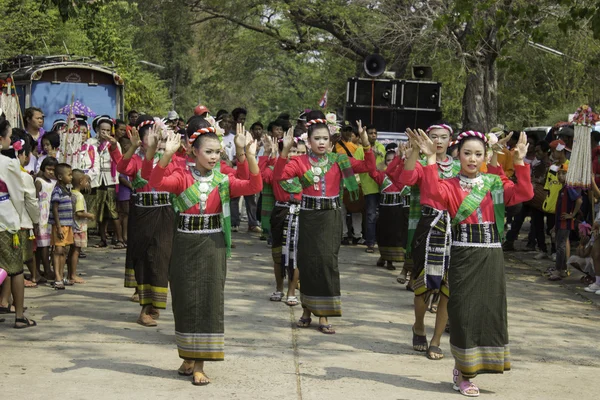 Festival de grinaldas de arroz, THAILAND — Fotografia de Stock