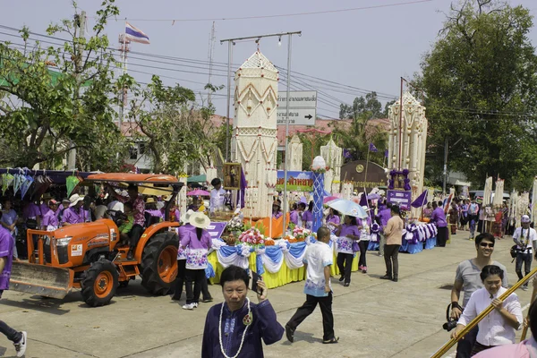 Festival de las Coronas de Arroz, TAILANDIA — Foto de Stock