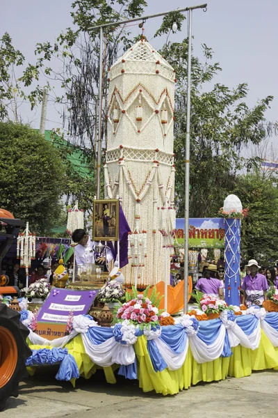 Rijst kransen Festival, Thailand — Stockfoto