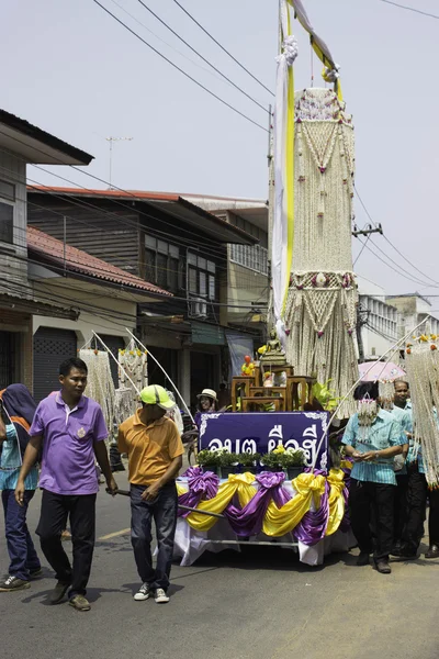 Rijst kransen Festival, Thailand — Stockfoto
