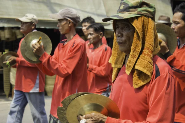 Festival de grinaldas de arroz, THAILAND — Fotografia de Stock