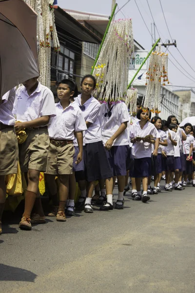 Rijst kransen Festival, Thailand — Stockfoto