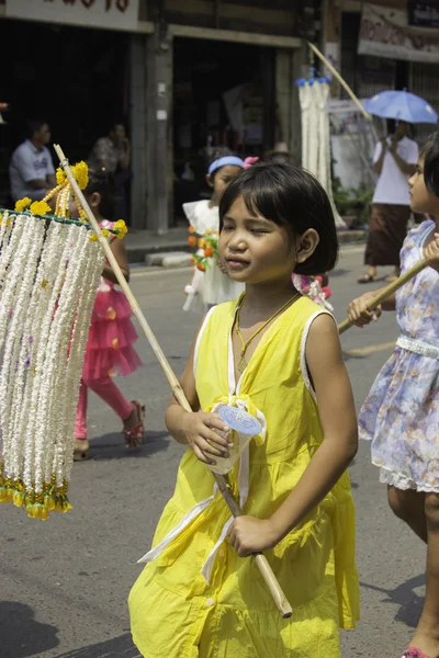 Festival des couronnes de riz, THAÏLANDE — Photo