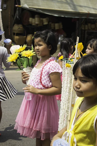 Rice Wreaths Festival,THAILAND — Stock Photo, Image