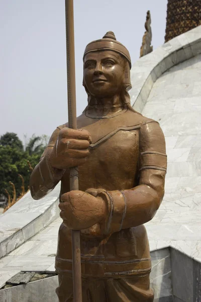 Kultstätten und Tempelkunst aus Thailand. — Stockfoto