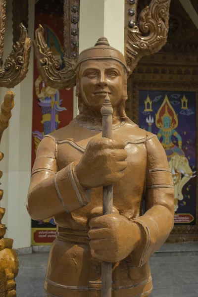 Látnivalók Thaiföld istentisztelet és templom művészete. — Stock Fotó