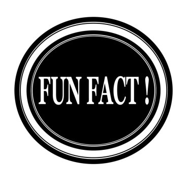 Fun gerçek beyaz Damga metni siyah