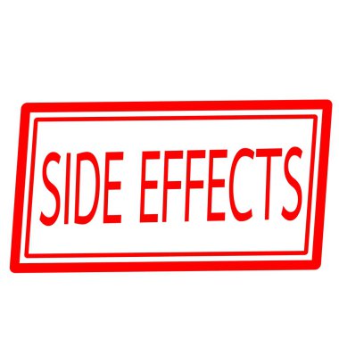 Yan etkisi kırmızı damga metni beyaz